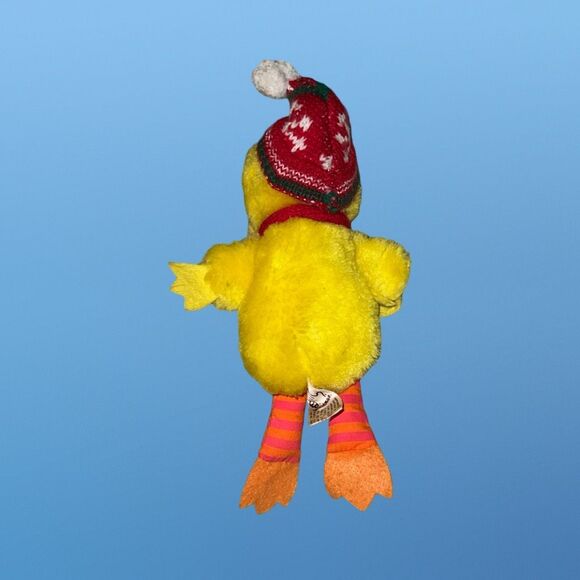 Vintage Applause Sesame Street Best Friend Big Bird Holiday Plush Stuffed Toy 8” - Picture 6 of 6